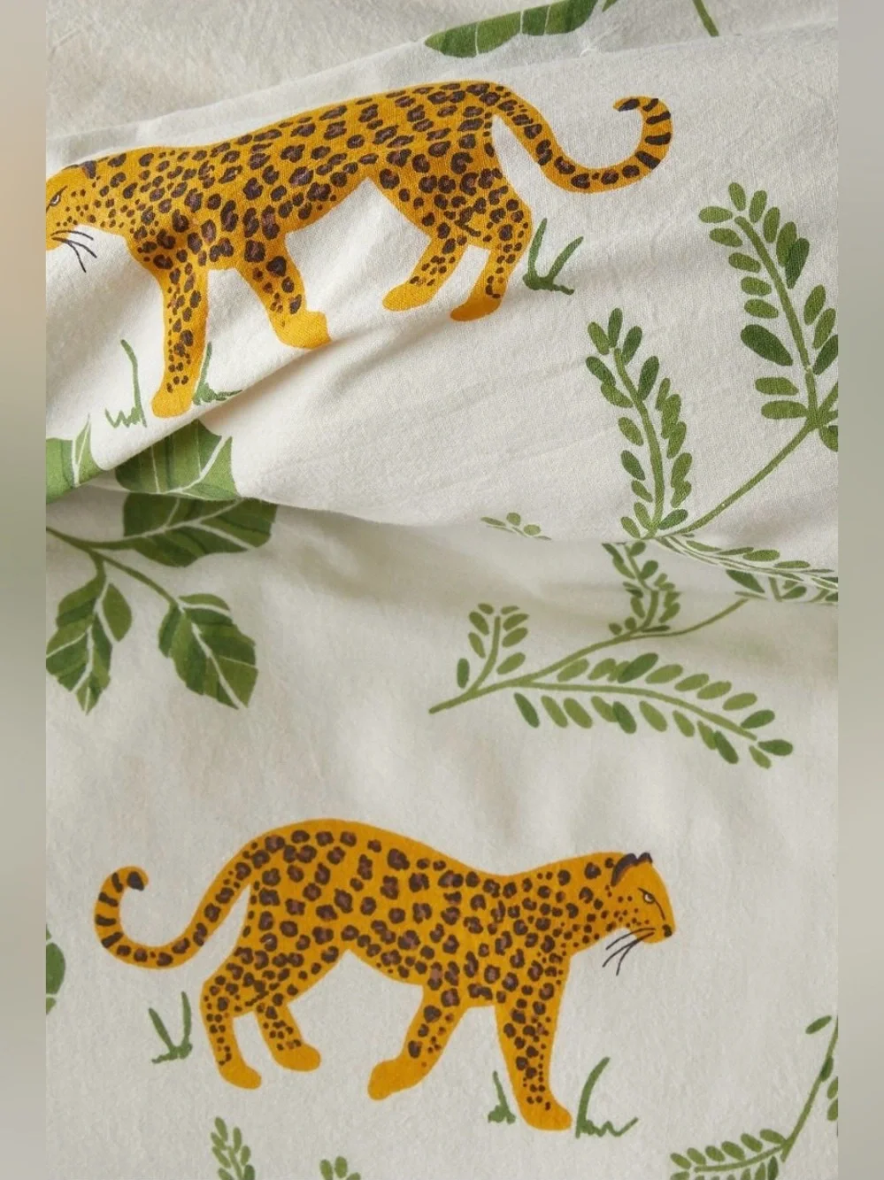 🐆NWT🐆 Urban Outfitters Prowling Leopard Duvet Cover Set with Shams, Size King